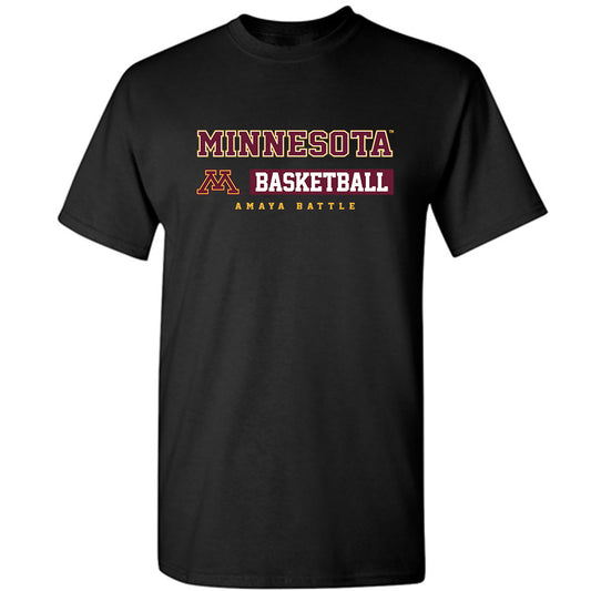 Minnesota - NCAA Women's Basketball : Amaya Battle - Classic Fashion Shersey T-Shirt-0