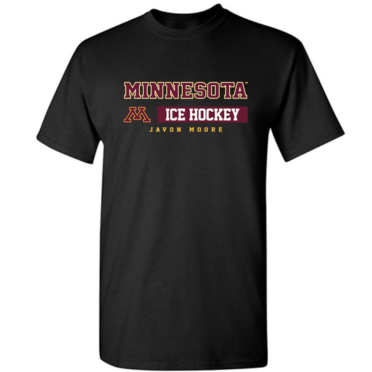Minnesota - NCAA Men's Ice Hockey : Javon Moore - Classic Fashion Shersey T-Shirt-0