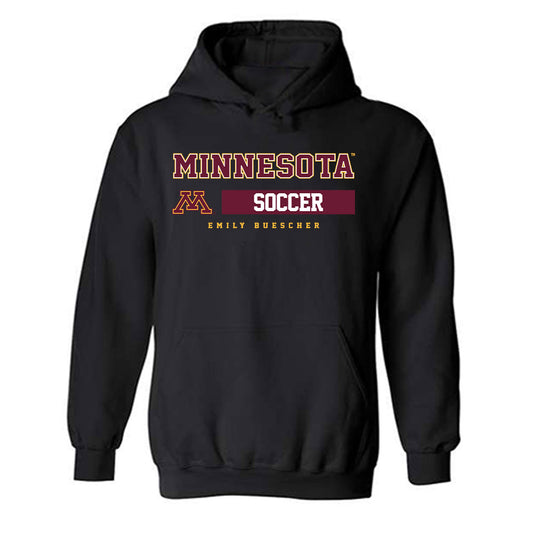 Minnesota - NCAA Women's Soccer : Emily Buescher - Classic Fashion Shersey Hooded Sweatshirt-0
