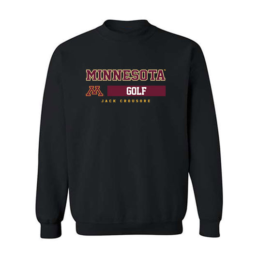 Minnesota - NCAA Men's Golf : Jack Crousore - Classic Fashion Shersey Crewneck Sweatshirt-0