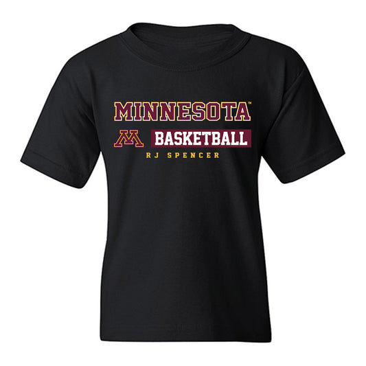 Minnesota - NCAA Men's Basketball : RJ Spencer - Classic Fashion Shersey Youth T-Shirt-0