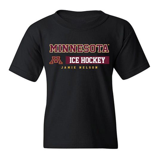 Minnesota - NCAA Women's Ice Hockey : Jamie Nelson - Classic Fashion Shersey Youth T-Shirt-0
