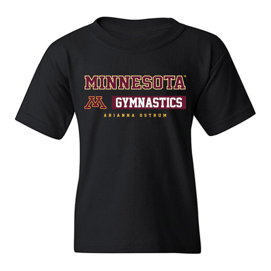 Minnesota - NCAA Women's Gymnastics : Arianna Ostrum - Classic Fashion Shersey Youth T-Shirt-0