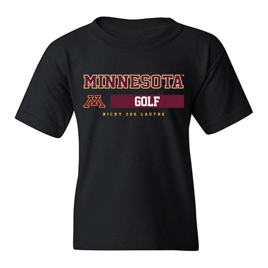 Minnesota - NCAA Women's Golf : Nicky Zoe Lautre - Classic Fashion Shersey Youth T-Shirt-0