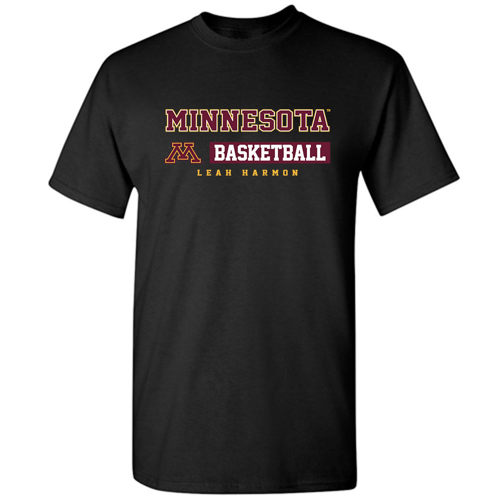 Minnesota - NCAA Women's Basketball : Leah Harmon - Classic Fashion Shersey T-Shirt-0