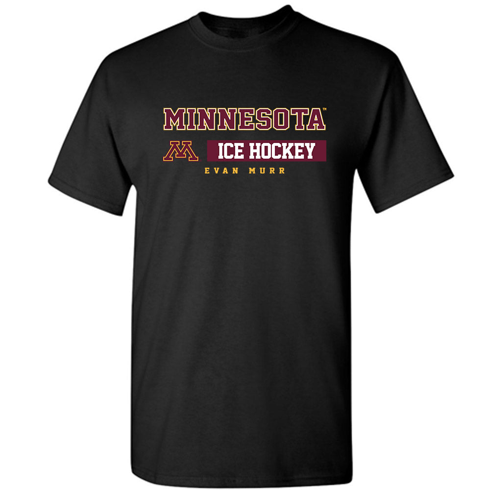 Minnesota - NCAA Men's Ice Hockey : Evan Murr - Classic Fashion Shersey T-Shirt-0