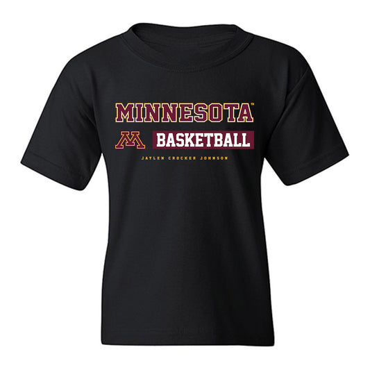 Minnesota - NCAA Men's Basketball : Jaylen Crocker johnson - Classic Fashion Shersey Youth T-Shirt-0