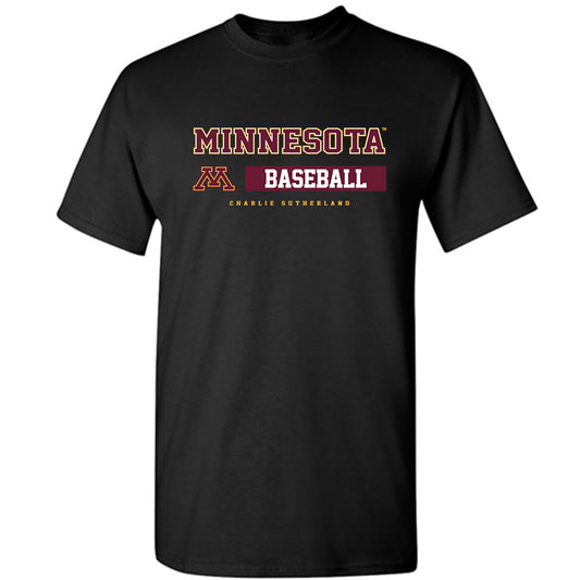 Minnesota - NCAA Baseball : Charlie Sutherland - Classic Fashion Shersey T-Shirt-0