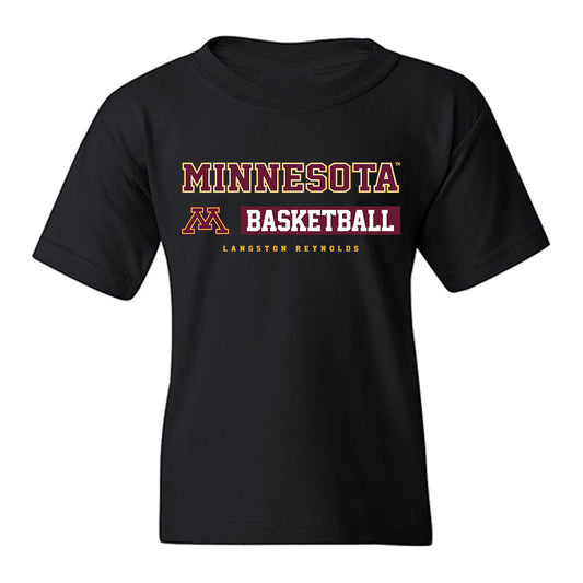 Minnesota - NCAA Men's Basketball : Langston Reynolds - Classic Fashion Shersey Youth T-Shirt-0