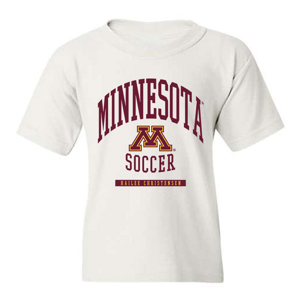 Minnesota - NCAA Women's Soccer : Hailee Christensen - Classic Fashion Shersey Youth T-Shirt-0