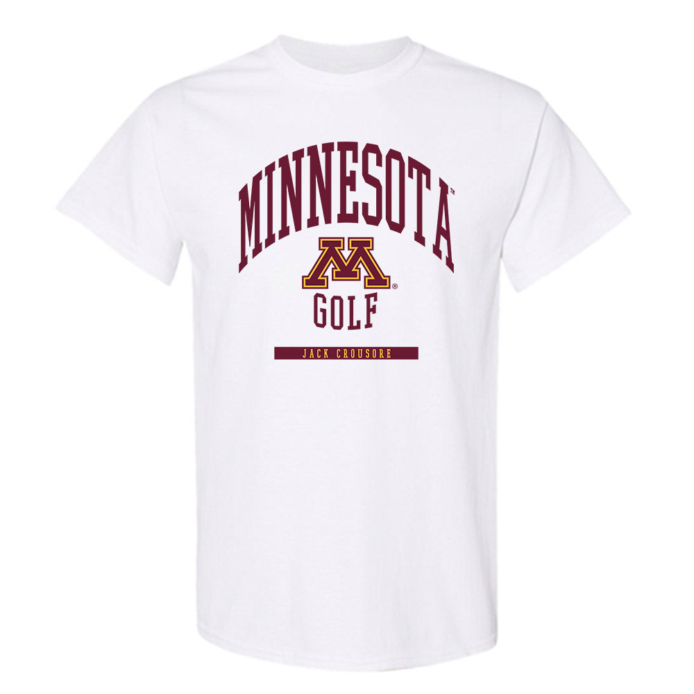 Minnesota - NCAA Men's Golf : Jack Crousore - Classic Fashion Shersey T-Shirt-0