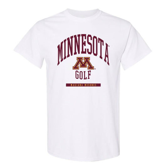 Minnesota - NCAA Women's Golf : Mariana Mesones - Classic Fashion Shersey T-Shirt-0