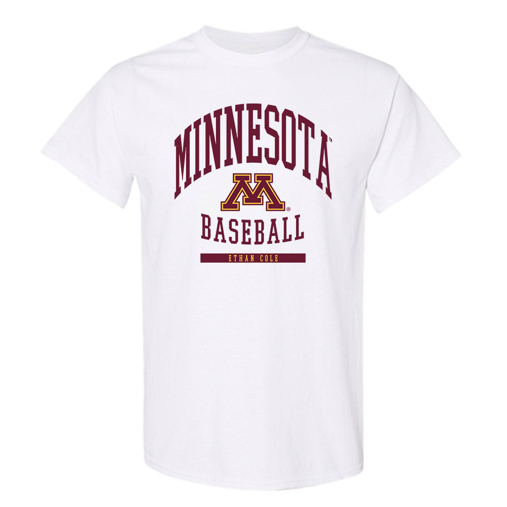 Minnesota - NCAA Baseball : Ethan Cole - Classic Fashion Shersey T-Shirt-0