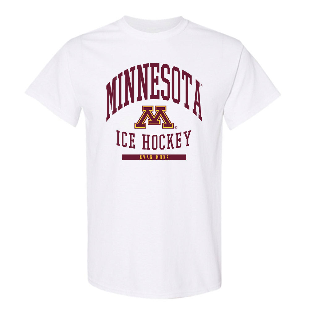 Minnesota - NCAA Men's Ice Hockey : Evan Murr - Classic Fashion Shersey T-Shirt-0