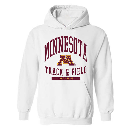 Minnesota - NCAA Men's Track & Field : Tony Nelson - Classic Fashion Shersey Hooded Sweatshirt-0
