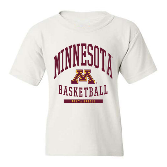 Minnesota - NCAA Women's Basketball : Amaya Battle - Classic Fashion Shersey Youth T-Shirt-0