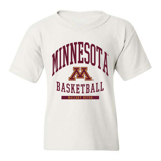 Minnesota - NCAA Women's Basketball : Mallory Heyer - Classic Fashion Shersey Youth T-Shirt-0