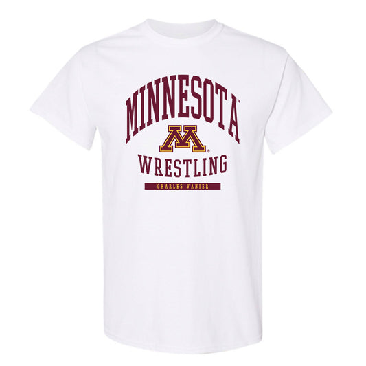 Minnesota - NCAA Wrestling : Charles Vanier - Classic Fashion Shersey T-Shirt-0