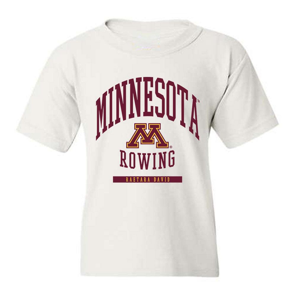 Minnesota - NCAA Women's Rowing : Raetara David - Classic Fashion Shersey Youth T-Shirt-0