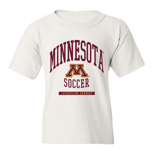 Minnesota - NCAA Women's Soccer : Jacqueline Gabbert - Classic Fashion Shersey Youth T-Shirt-0