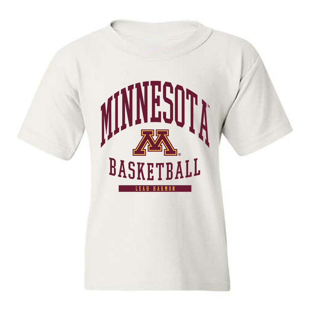 Minnesota - NCAA Women's Basketball : Leah Harmon - Classic Fashion Shersey Youth T-Shirt-0