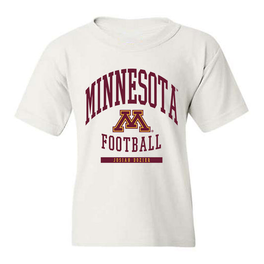 Minnesota - NCAA Football : Josiah Dozier - Classic Fashion Shersey Youth T-Shirt-0
