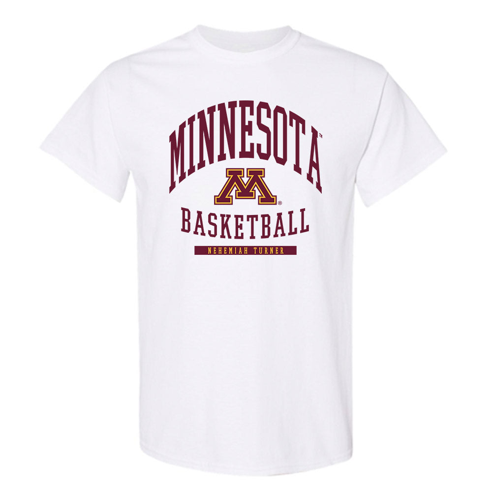 Minnesota - NCAA Men's Basketball : Nehemiah Turner - Classic Fashion Shersey T-Shirt-0