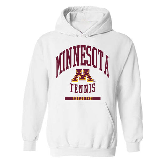 Minnesota - NCAA Women's Tennis : Jeselle Ante - Classic Fashion Shersey Hooded Sweatshirt-0