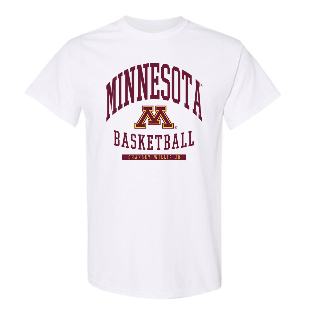 Minnesota - NCAA Men's Basketball : Chansey Willis Jr - Classic Fashion Shersey T-Shirt-0