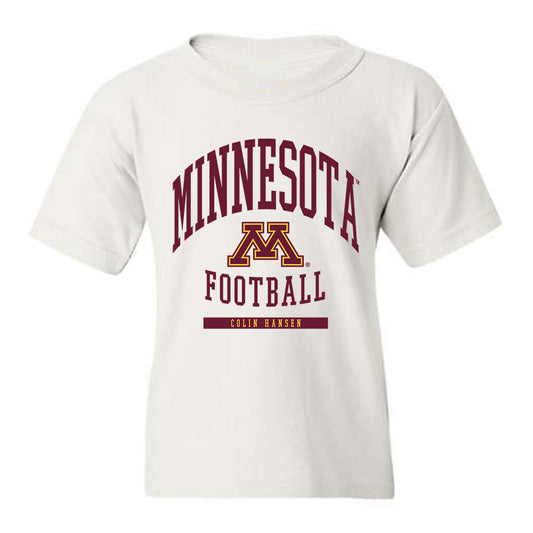 Minnesota - NCAA Football : Colin Hansen - Classic Fashion Shersey Youth T-Shirt-0