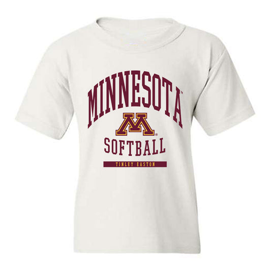 Minnesota - NCAA Softball : Tinley Easton - Classic Fashion Shersey Youth T-Shirt-0
