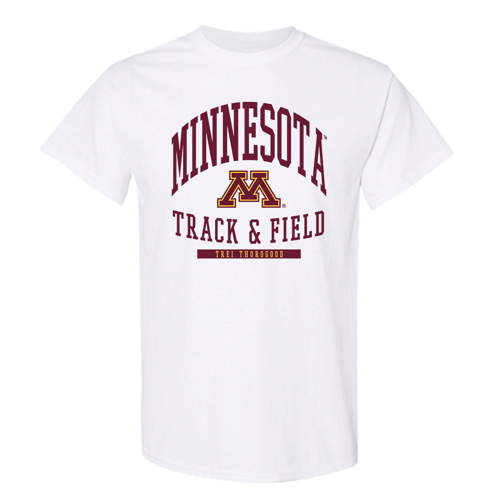 Minnesota - NCAA Men's Track & Field : Trei Thorogood - Classic Fashion Shersey T-Shirt-0