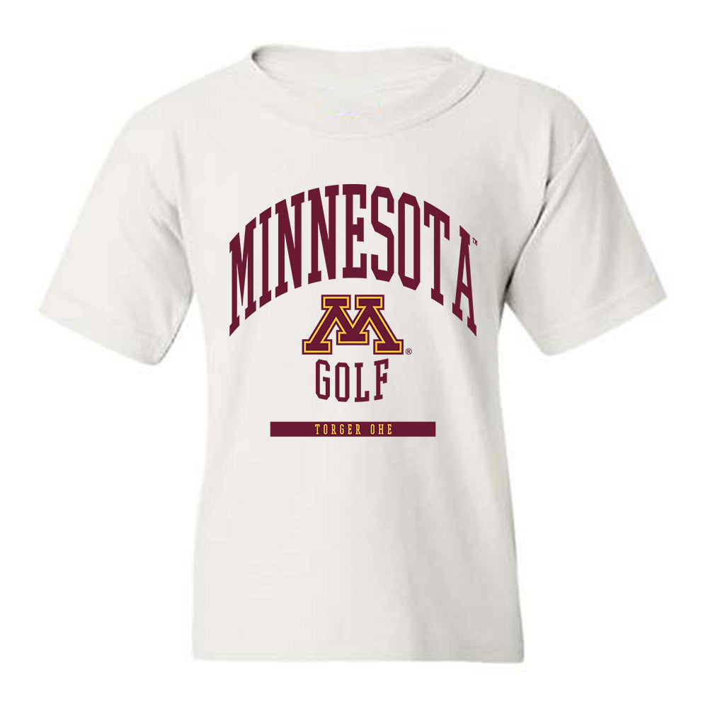 Minnesota - NCAA Men's Golf : Torger Ohe - Classic Fashion Shersey Youth T-Shirt-0