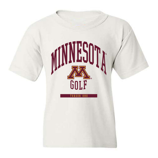 Minnesota - NCAA Men's Golf : Torger Ohe - Classic Fashion Shersey Youth T-Shirt-0