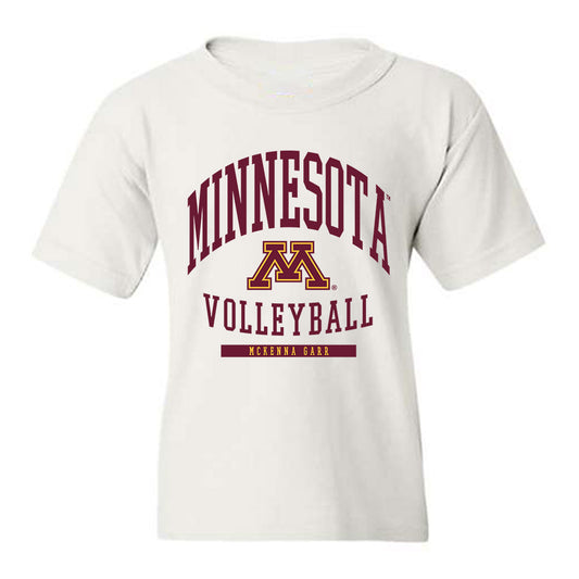 Minnesota - NCAA Women's Volleyball : McKenna Garr - Classic Fashion Shersey Youth T-Shirt-0