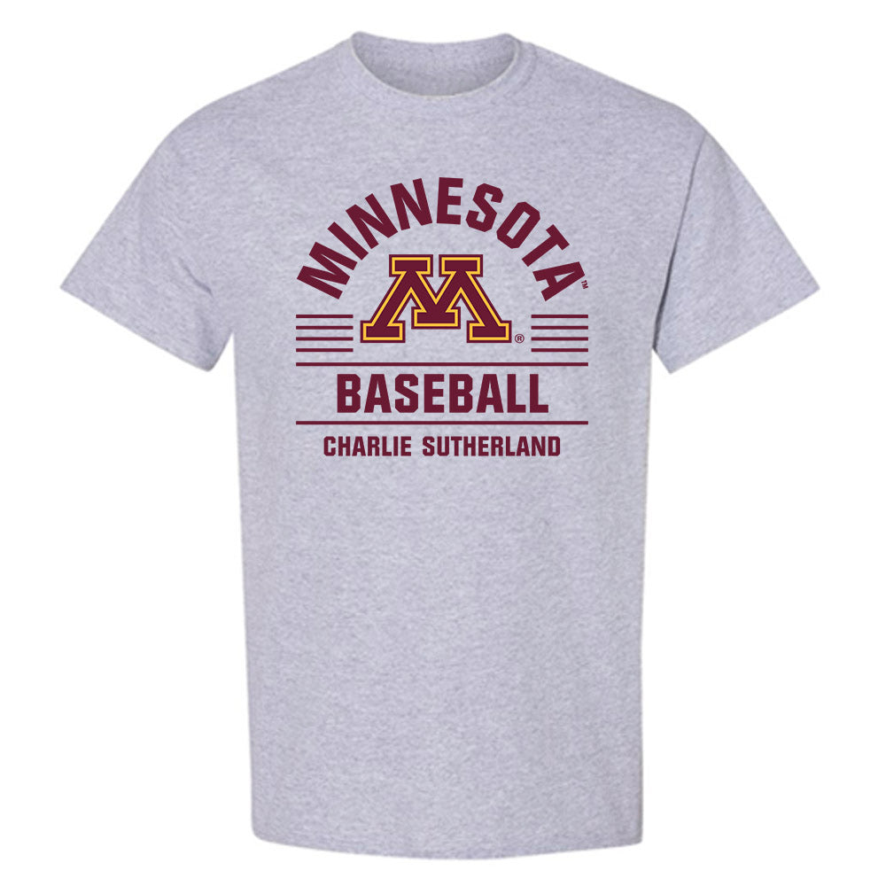 Minnesota - NCAA Baseball : Charlie Sutherland - Classic Fashion Shersey T-Shirt-0