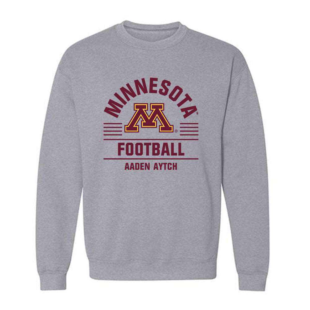 Minnesota - NCAA Football : Aaden Aytch - Classic Fashion Shersey Crewneck Sweatshirt-0