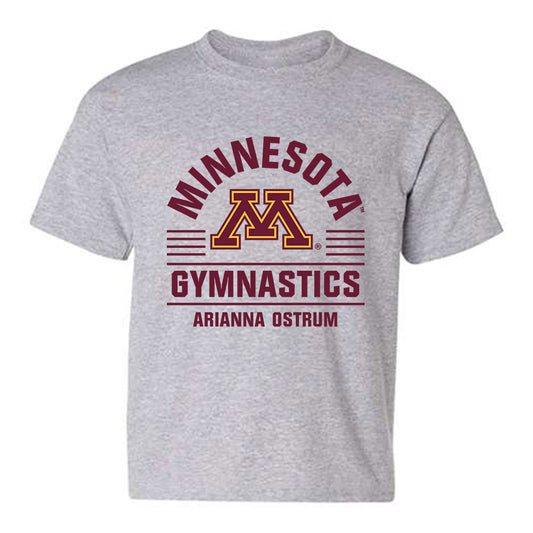 Minnesota - NCAA Women's Gymnastics : Arianna Ostrum - Classic Fashion Shersey Youth T-Shirt-0