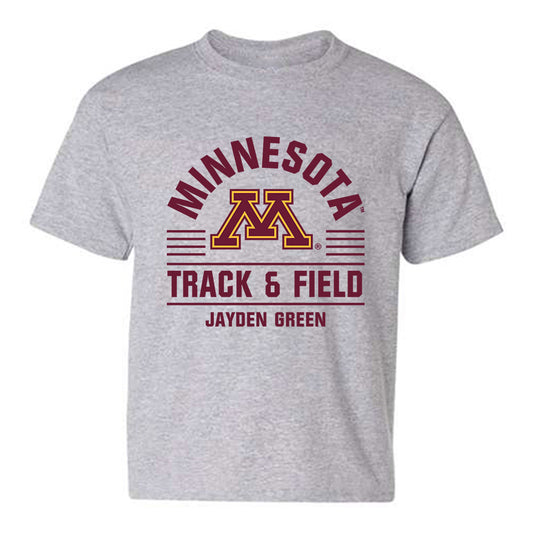 Minnesota - NCAA Men's Track & Field : Jayden Green - Classic Fashion Shersey Youth T-Shirt-0