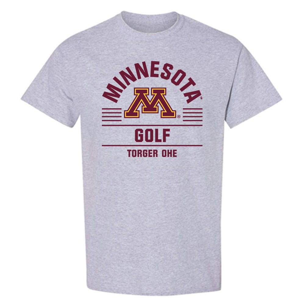 Minnesota - NCAA Men's Golf : Torger Ohe - Classic Fashion Shersey T-Shirt-0
