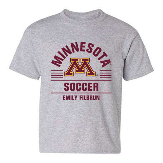 Minnesota - NCAA Women's Soccer : Emily Filbrun - Classic Fashion Shersey Youth T-Shirt-0