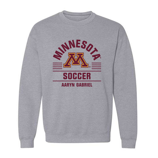 Minnesota - NCAA Women's Soccer : Aaryn Gabriel - Classic Fashion Shersey Crewneck Sweatshirt-0