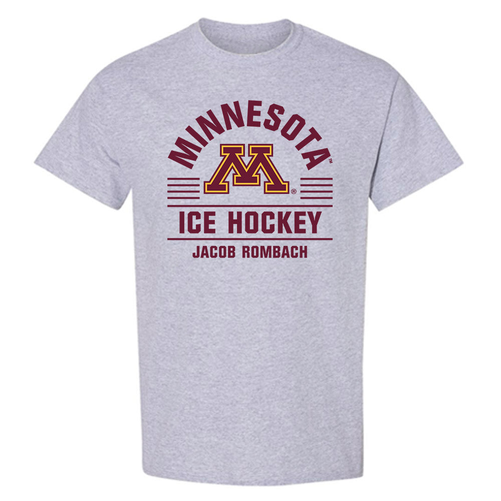 Minnesota - NCAA Men's Ice Hockey : Jacob Rombach - Classic Fashion Shersey T-Shirt-0