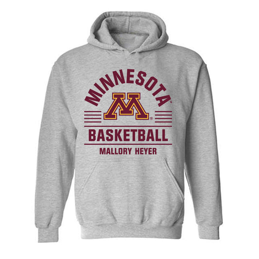 Minnesota - NCAA Women's Basketball : Mallory Heyer - Classic Fashion Shersey Hooded Sweatshirt-0
