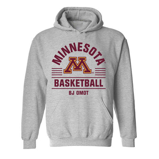 Minnesota - NCAA Men's Basketball : Bj Omot - Classic Fashion Shersey Hooded Sweatshirt-0