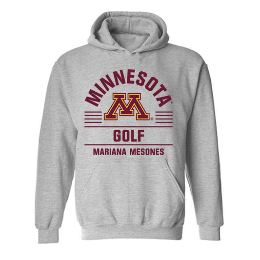 Minnesota - NCAA Women's Golf : Mariana Mesones - Classic Fashion Shersey Hooded Sweatshirt-0