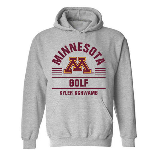 Minnesota - NCAA Men's Golf : Kyler Schwamb - Classic Fashion Shersey Hooded Sweatshirt-0