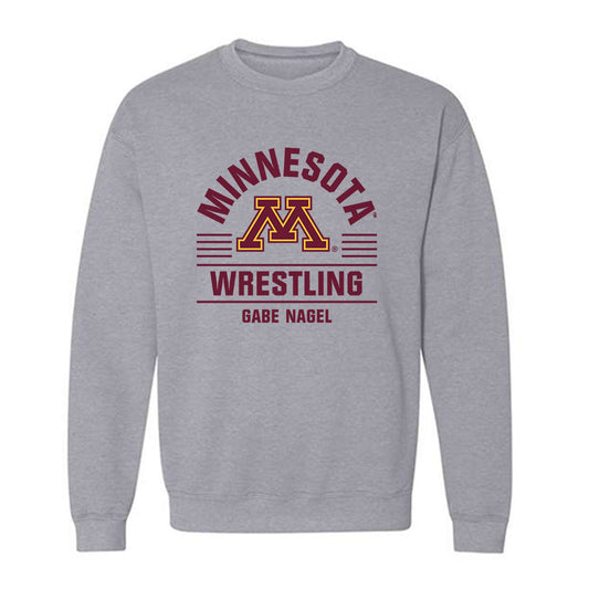 Minnesota - NCAA Wrestling : Gabe Nagel - Classic Fashion Shersey Crewneck Sweatshirt-0