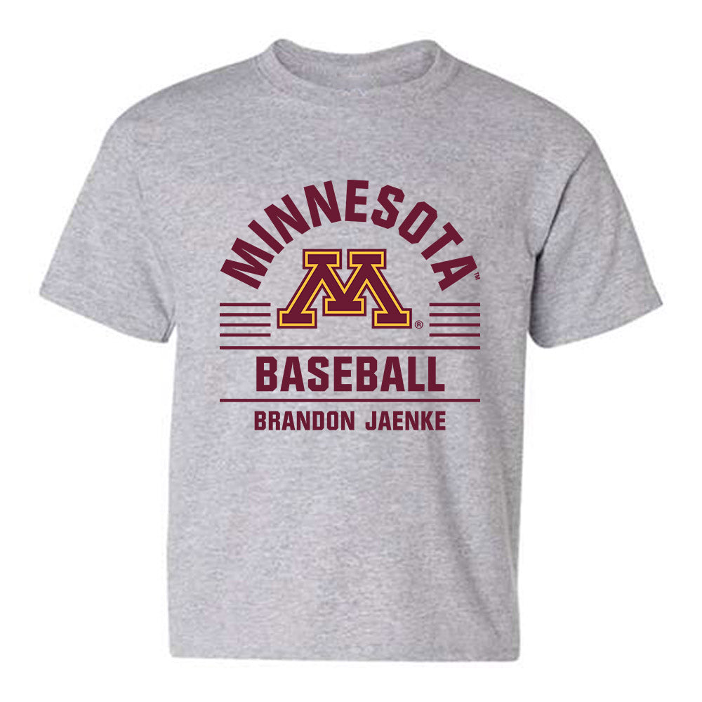 Minnesota - NCAA Baseball : Brandon Jaenke - Classic Fashion Shersey Youth T-Shirt-0