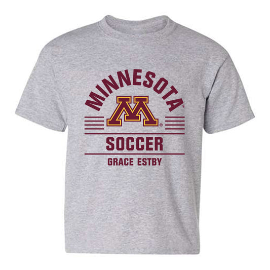Minnesota - NCAA Women's Soccer : Grace Estby - Classic Fashion Shersey Youth T-Shirt-0